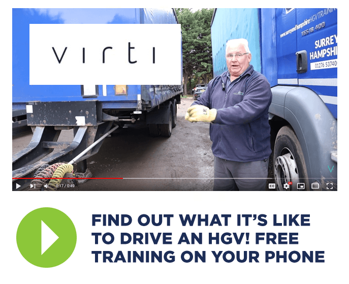 Free, interactive, practical HGV training on your phone