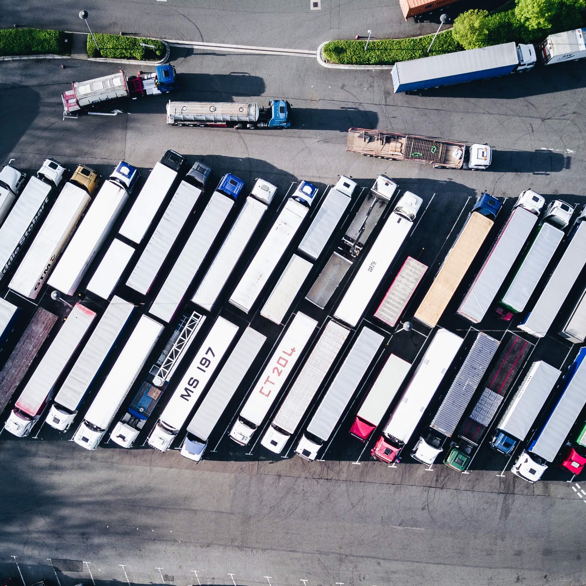 image of many hgvs top down view
