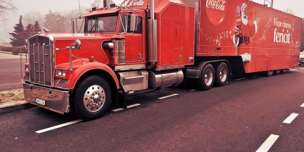 coca cola truck hgv lorry