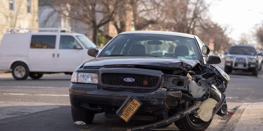image of damaged car