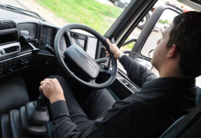 hgv behind the wheel